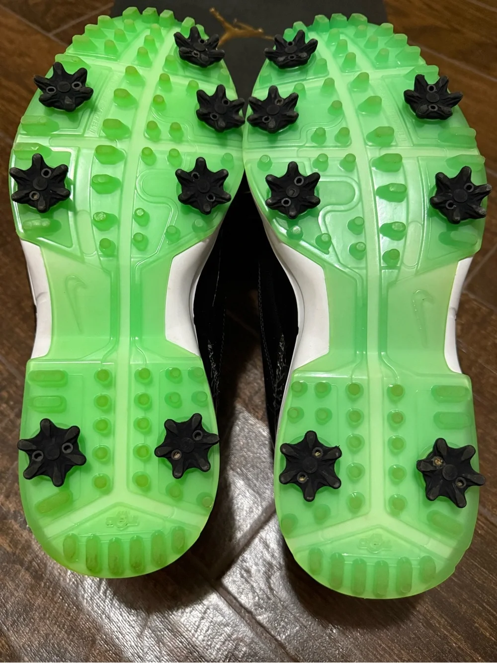Nike Air Jordan Retro 3 G “Green Glow’s”, men’s size 12 golf shoes.